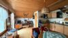 Finnhütte mit Terrasse in ruhiger Lage am Erholungsgebiet Thesau - Wohnzimmer/Küche